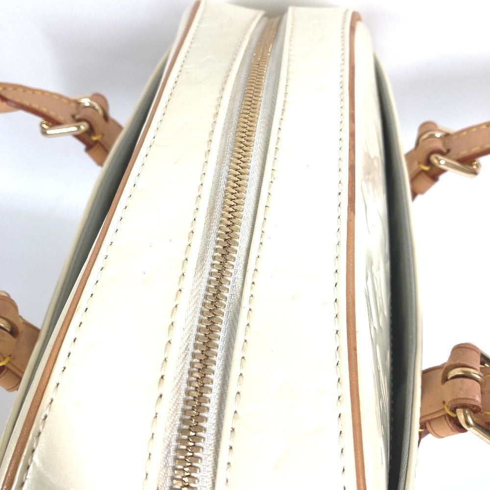 LOUIS VUITTON M93514 モノグラムヴェルニ サミット・ドライブ カバン トートバッグ ショルダーバッグ 肩掛け ハンドバッグ モノグラムヴェルニキャンバス レディース ペルル ホワイト