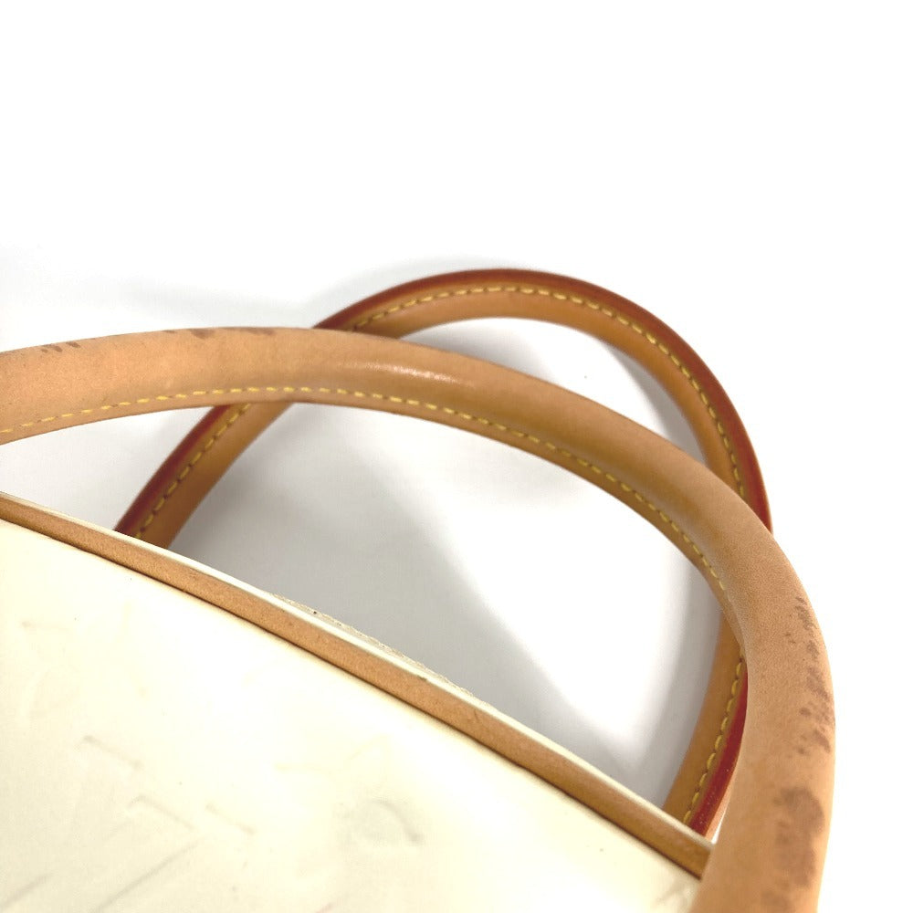 LOUIS VUITTON M93514 モノグラムヴェルニ サミット・ドライブ カバン トートバッグ ショルダーバッグ 肩掛け ハンドバッグ モノグラムヴェルニキャンバス レディース ペルル ホワイト