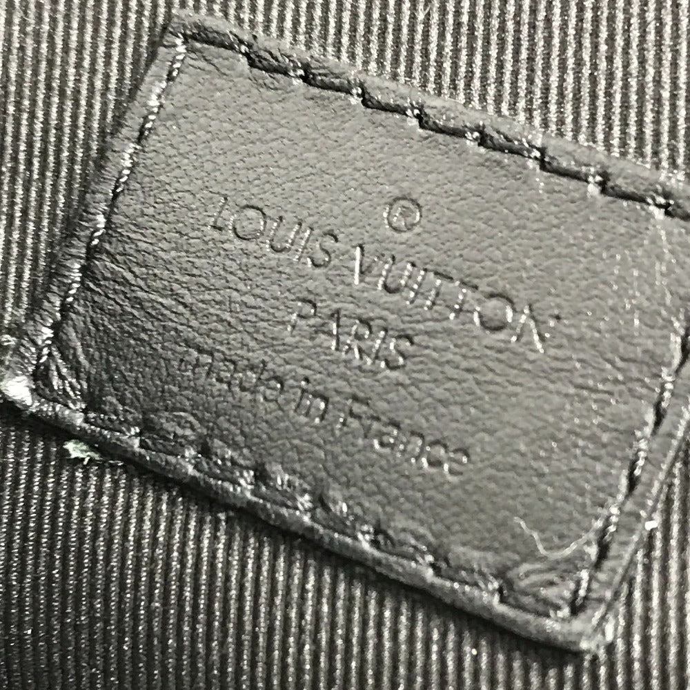 LOUIS VUITTON M55699 Taurillon Monogram Christopher MM Christopher MM Bag Backpack Rucksack Taurillon Leather Unisex Noir Black