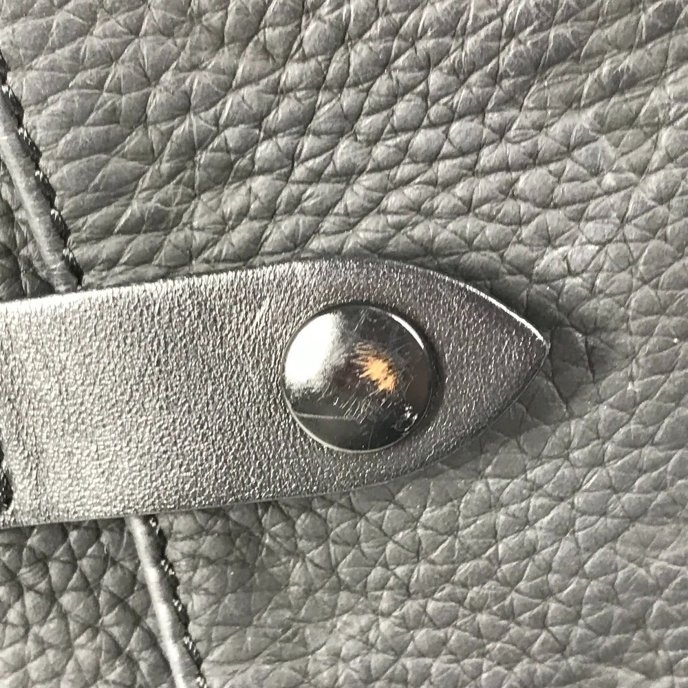 LOUIS VUITTON M55699 Taurillon Monogram Christopher MM Christopher MM Bag Backpack Rucksack Taurillon Leather Unisex Noir Black