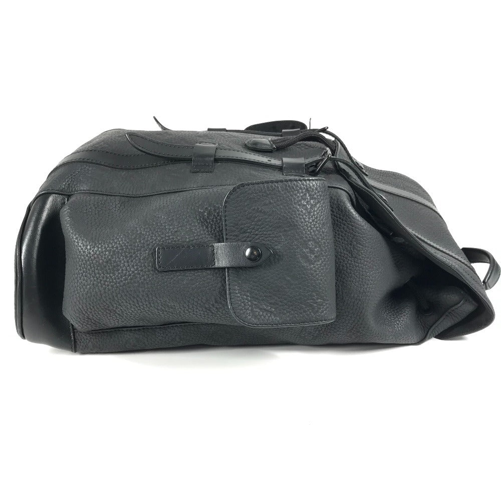 LOUIS VUITTON M55699 Taurillon Monogram Christopher MM Christopher MM Bag Backpack Rucksack Taurillon Leather Unisex Noir Black