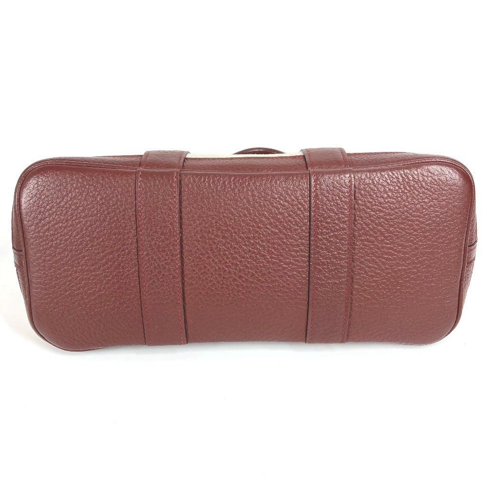 HERMES ガーデンパーティTPM ガーデンパーティ TPM カバン トートバッグ ハンドバッグ トワルアッシュ レディース ワインレッド