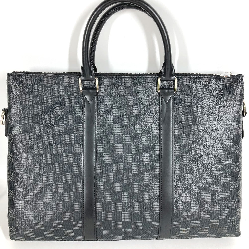 LOUIS VUITTON N40024 ダミエグラフィット アントン・ブリーフケース カバン 2WAYバッグ 書類バッグ ショルダーバッグ ハンドバッグ ビジネスバッグ ダミエグラフィットキャンバス ユニセックス ブラック