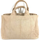 PRADA B1877B Canapa Bag Tote Bag Shoulder Bag Shoulder Handbag Canvas Unisex Beige