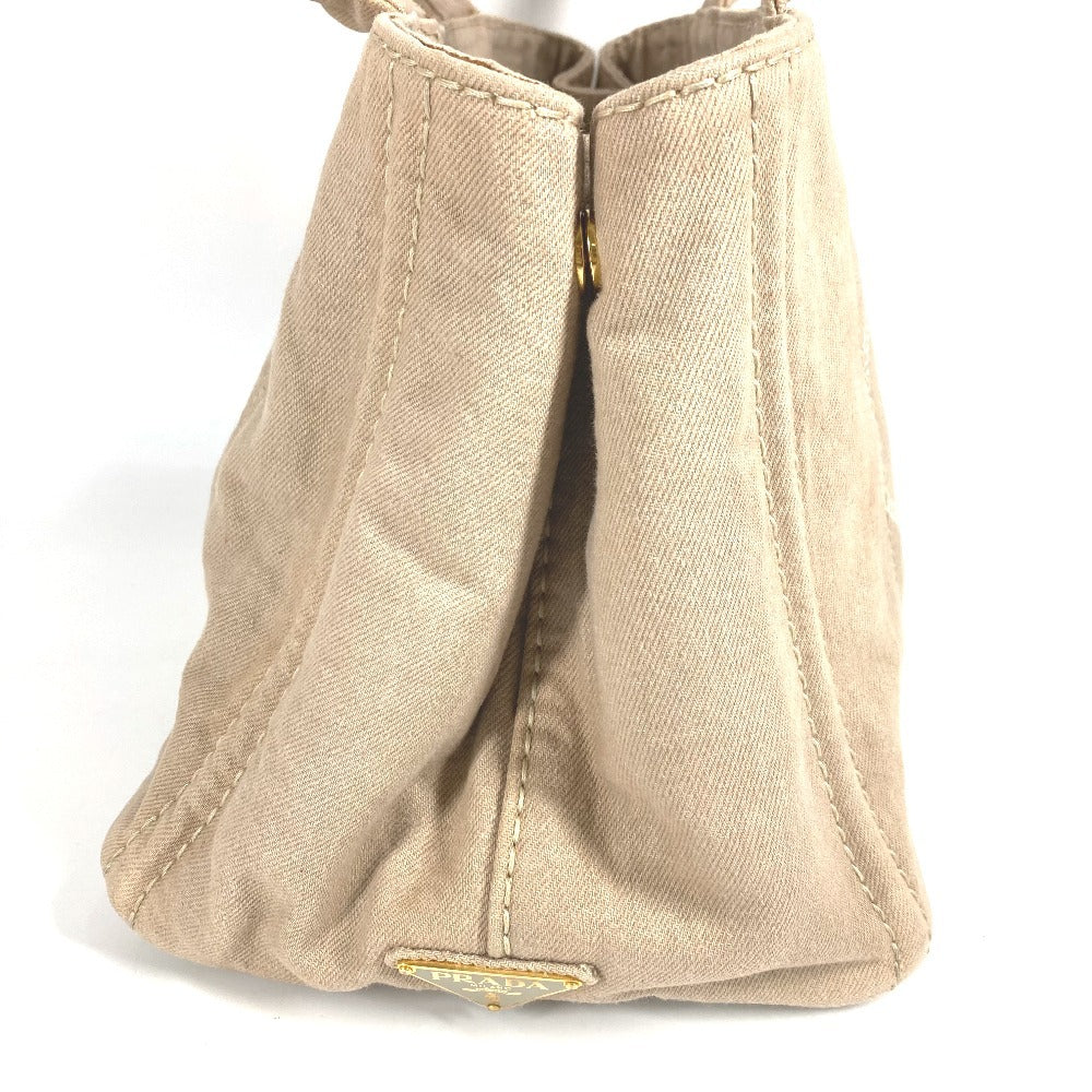 PRADA B1877B Canapa Bag Tote Bag Shoulder Bag Shoulder Handbag Canvas Unisex Beige