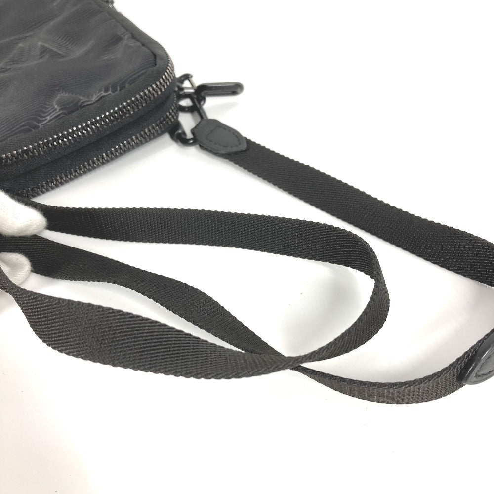 LOUIS VUITTON M80141 모노그램 3D 모노그램 더블 폰파우치 백 파우치 크로스바디 포셰트 숄더백 나일론 남여 블랙