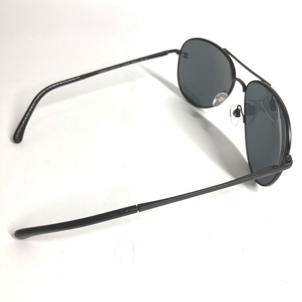 CHANEL 4189 T-Q Teardrop CC Coco Mark Logo Pilot Shape Glasses Eyewear Glasses Sunglasses Plastic Ladies Black