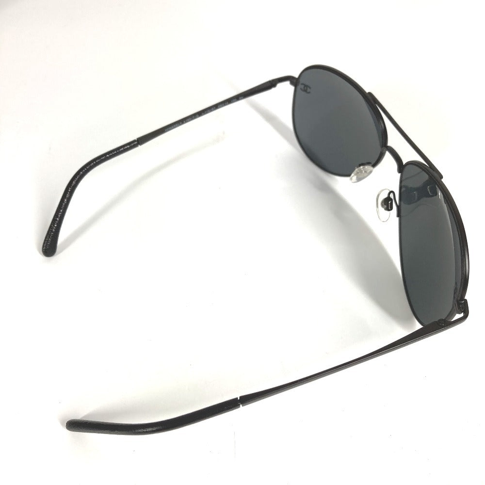 CHANEL 4189 T-Q Teardrop CC Coco Mark Logo Pilot Shape Glasses Eyewear Glasses Sunglasses Plastic Ladies Black