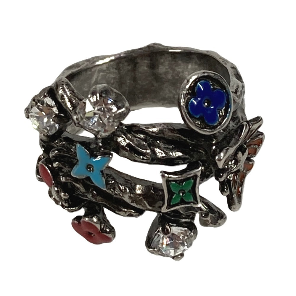 루이비통 MP2451 모노그램 버그 LV 페어리 테일 액세서리 링 메탈 남성 실버