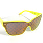 LOUIS VUITTON Z0238U Monogram LV Shadow Square Glasses Glasses Eyewear Glasses Sunglasses Plastic Unisex Yellow