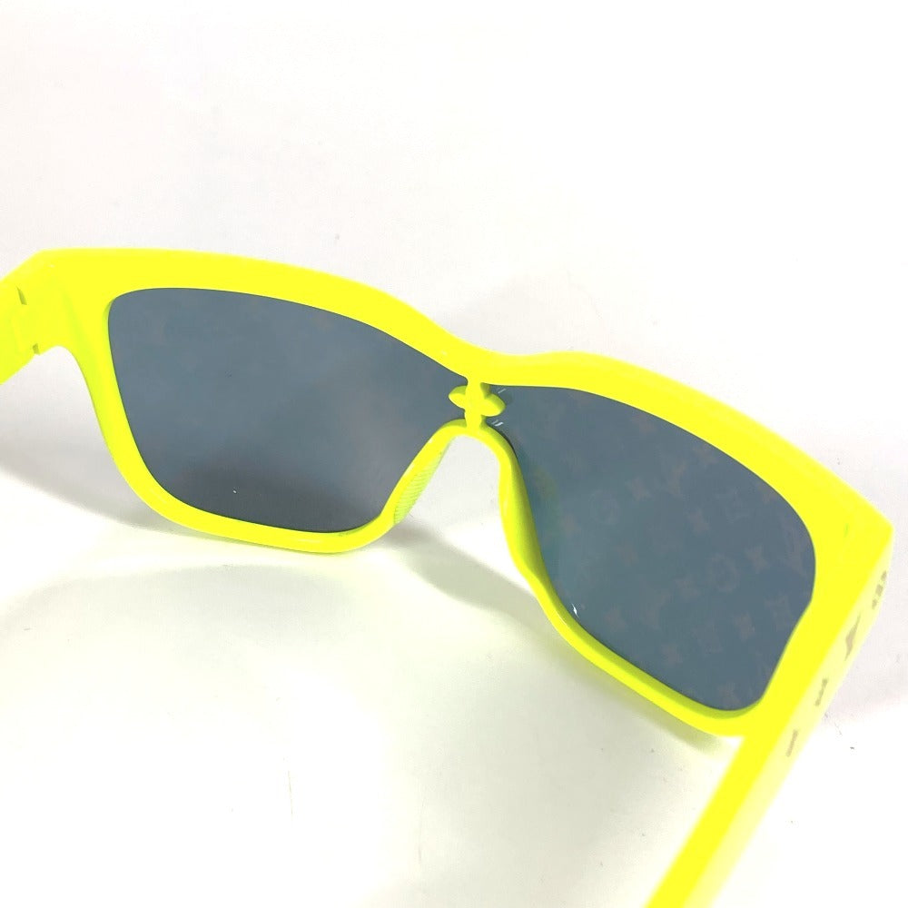 LOUIS VUITTON Z0238U Monogram LV Shadow Square Glasses Glasses Eyewear Glasses Sunglasses Plastic Unisex Yellow