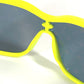 LOUIS VUITTON Z0238U Monogram LV Shadow Square Glasses Glasses Eyewear Glasses Sunglasses Plastic Unisex Yellow