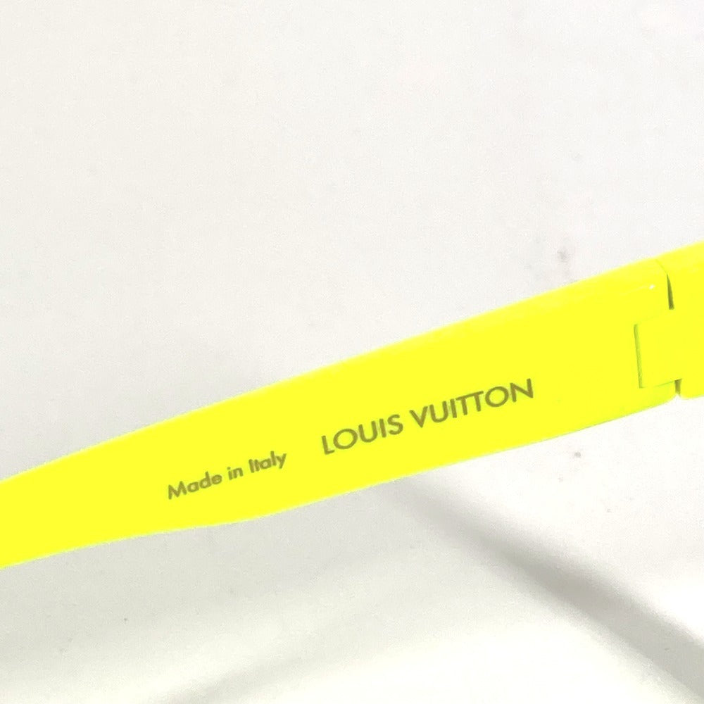 LOUIS VUITTON Z0238U Monogram LV Shadow Square Glasses Glasses Eyewear Glasses Sunglasses Plastic Unisex Yellow