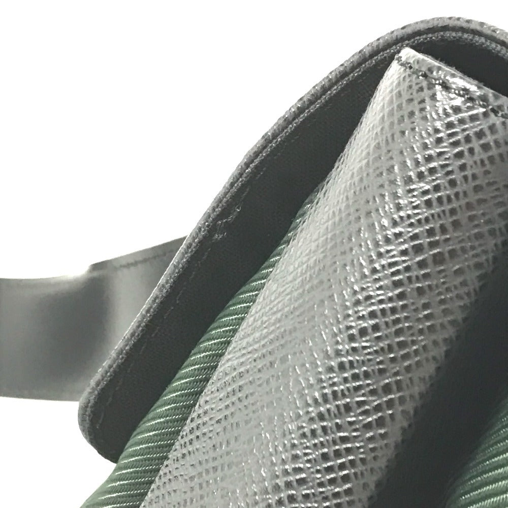 LOUIS VUITTON M30882 Taiga Saratov GM Saratov GM Bag Flap Messenger Bag Shoulder Bag Nylon Canvas Women's Khaki