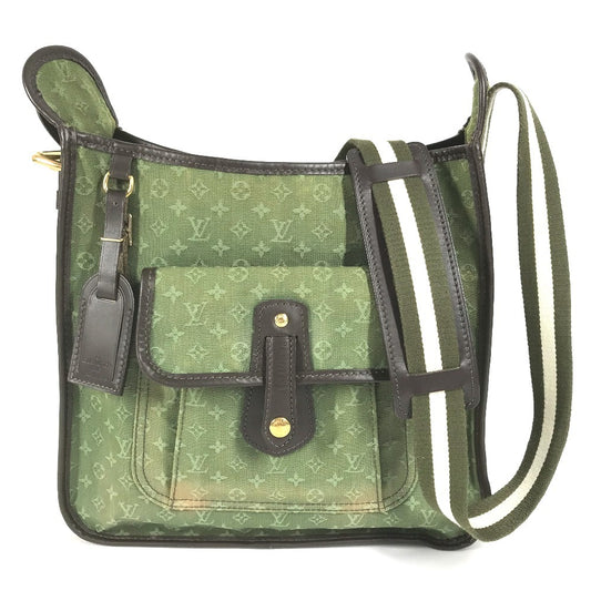 Louis Vuitton M92322 Monogram mini bouzas Marie Kate beg crossbody bahu Monogram Mini kanvas Khaki