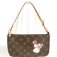 LOUIS VUITTON M51981 모노그램 팬더 무라카미 타카시 포셰트 액세서리 가방 액세서리 파우치 핸드백 숄더백 모노그램 캔버스 여성 브라운