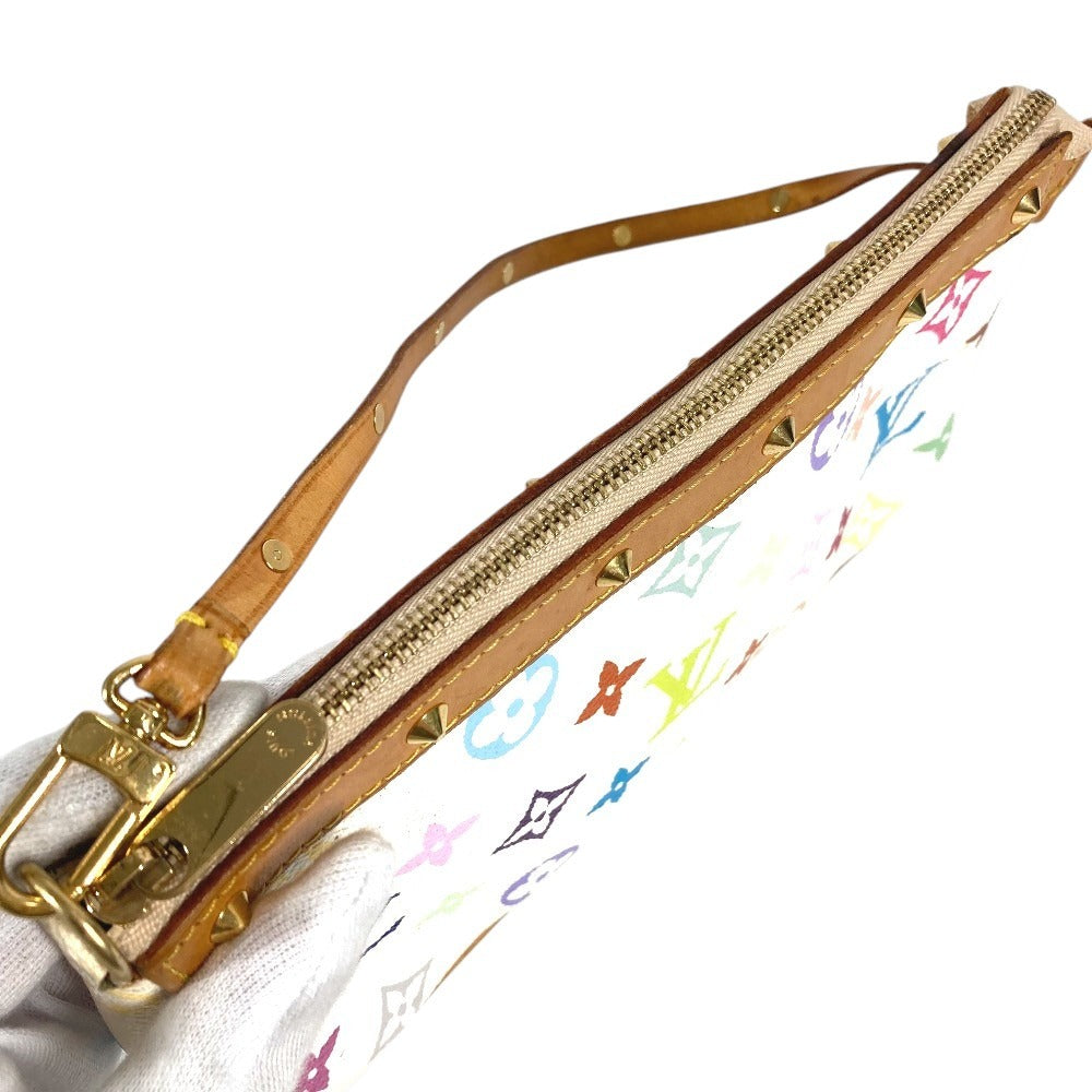 LOUIS VUITTON M92649 Monograma Multicolor Pochette Accesorio Bolsa Bolso de hombro Bolso de hombro Monograma Lona multicolor Mujer Blanco