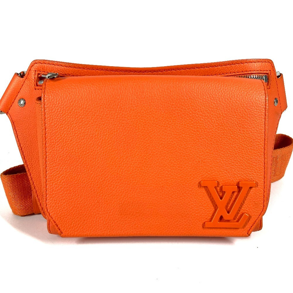LOUIS VUITTON M59625 LV Aerogram Bum Bag NV Bag Waist Bag Shoulder Bag Cross Body Bag Taurillon Leather Unisex Orange