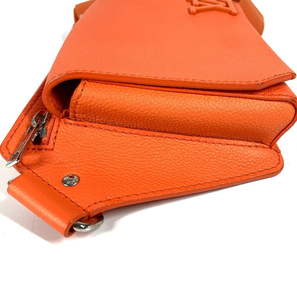 LOUIS VUITTON M59625 LV Aerogram Bum Bag NV Bag Waist Bag Shoulder Bag Cross Body Bag Taurillon Leather Unisex Orange