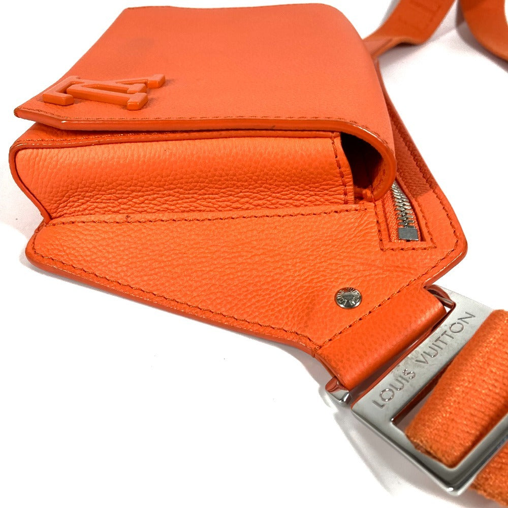 LOUIS VUITTON M59625 LV Aerogram Bum Bag NV Bag Waist Bag Shoulder Bag Cross Body Bag Taurillon Leather Unisex Orange