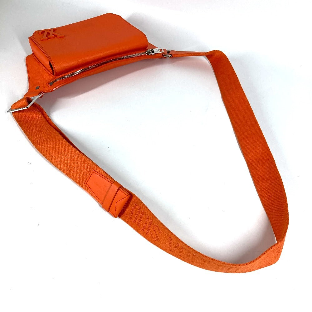 LOUIS VUITTON M59625 LV Aerogram Bum Bag NV Bag Waist Bag Shoulder Bag Cross Body Bag Taurillon Leather Unisex Orange