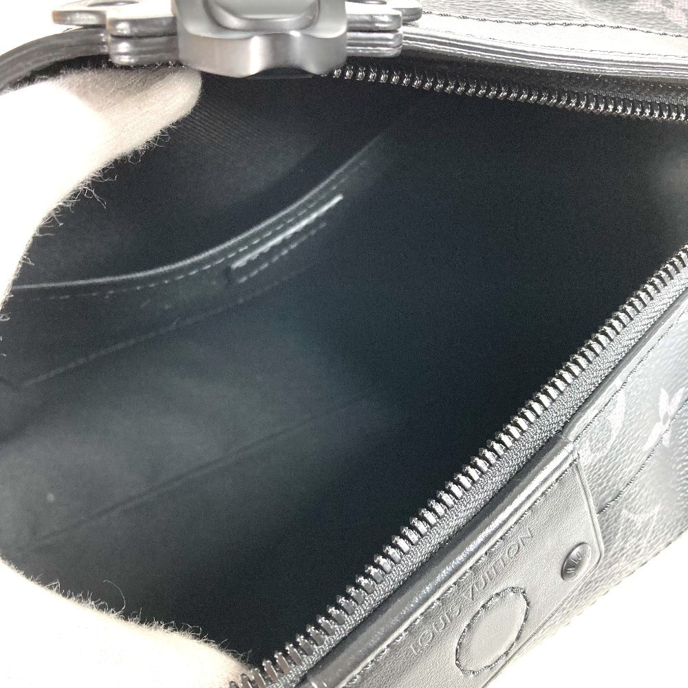 LOUIS VUITTON M11744 Monogram Eclipse Soul Trunk EW Bag 3WAY Bag Handbag Clutch Bag Crossbody Shoulder Bag Monogram Eclipse Canvas Unisex Black