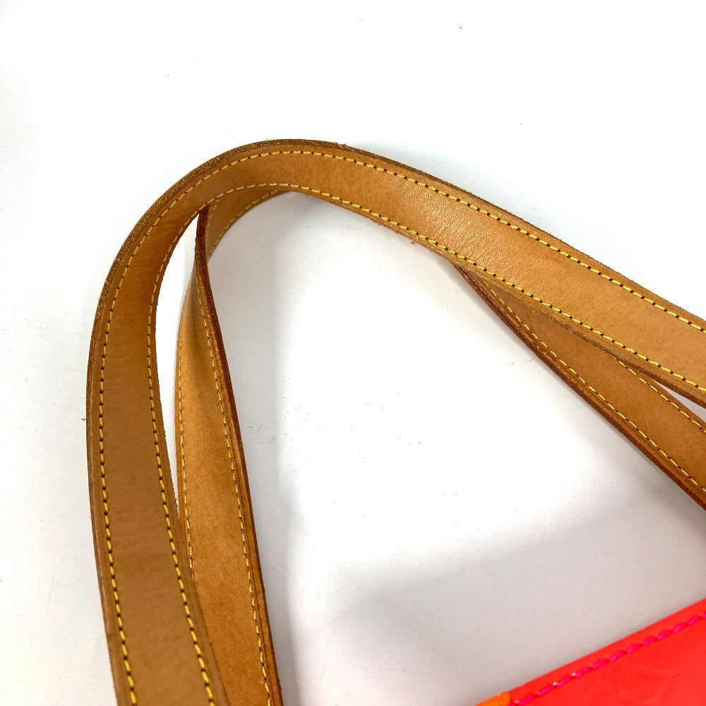 LOUIS VUITTON M91933 Monogram Vernis Fluo Houston Bolso Bolso de mano Bolso de hombro Monogram Vernis Canvas Unisex Fucsia Rosa