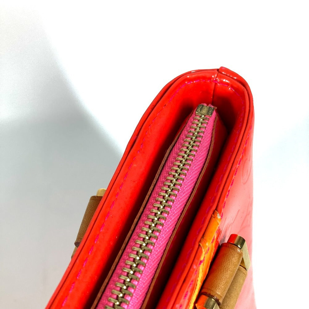 LOUIS VUITTON M91933 Monogram Vernis Fluo Houston Bolso Bolso de mano Bolso de hombro Monogram Vernis Canvas Unisex Fucsia Rosa