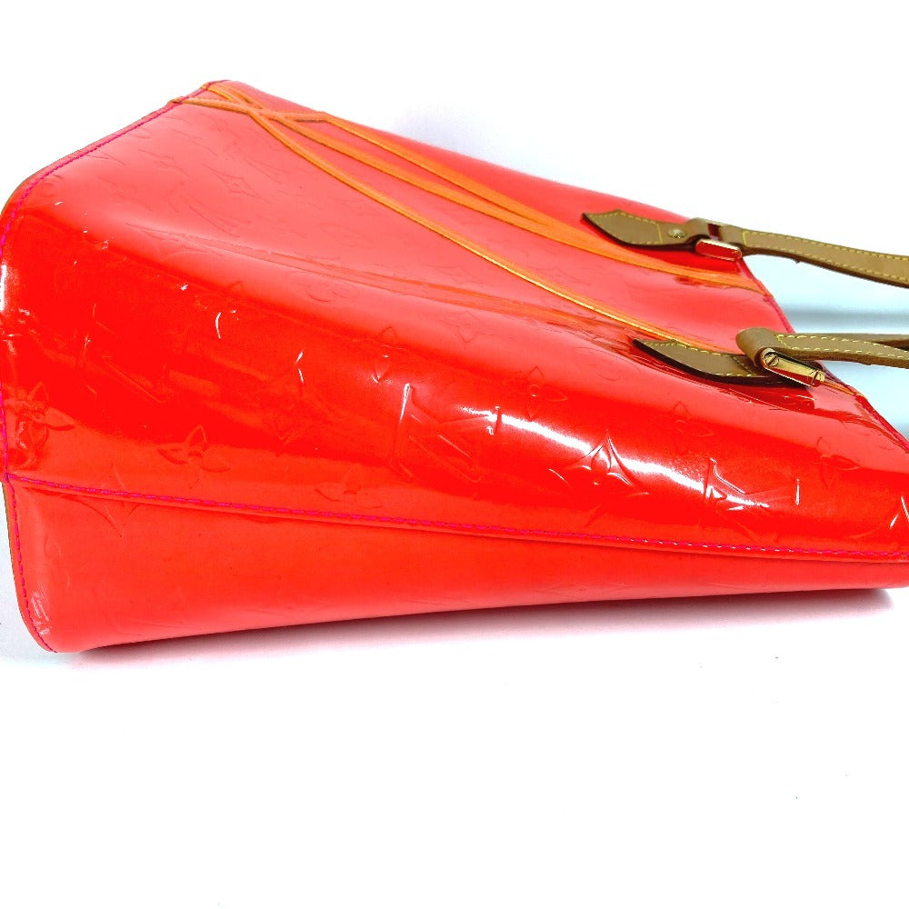 LOUIS VUITTON M91933 Monogram Vernis Fluo Houston Bolso Bolso de mano Bolso de hombro Monogram Vernis Canvas Unisex Fucsia Rosa