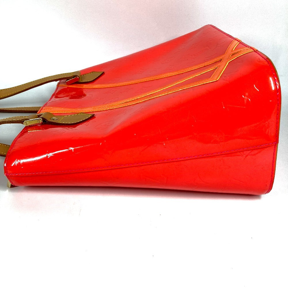 LOUIS VUITTON M91933 Monogram Vernis Fluo Houston Bolso Bolso de mano Bolso de hombro Monogram Vernis Canvas Unisex Fucsia Rosa