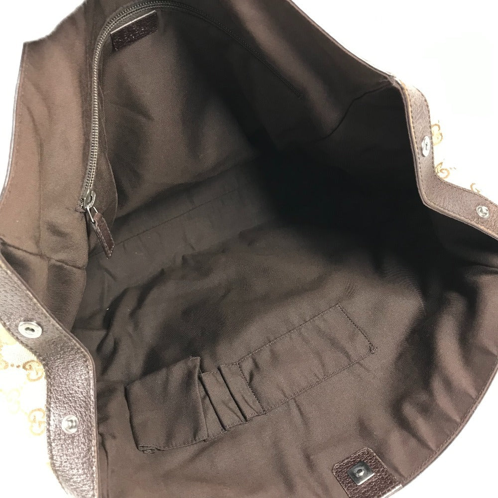 GUCCI 152601 GG ロゴ カバン 縦型トート トートバッグ 肩掛け ショルダーバッグ GGキャンバス/レザー ユニセックス ベージュ