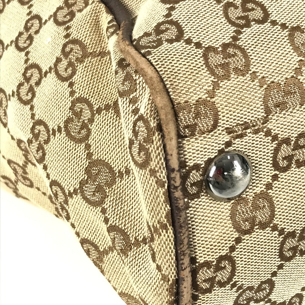 GUCCI 152601 GG ロゴ カバン 縦型トート トートバッグ 肩掛け ショルダーバッグ GGキャンバス/レザー ユニセックス ベージュ