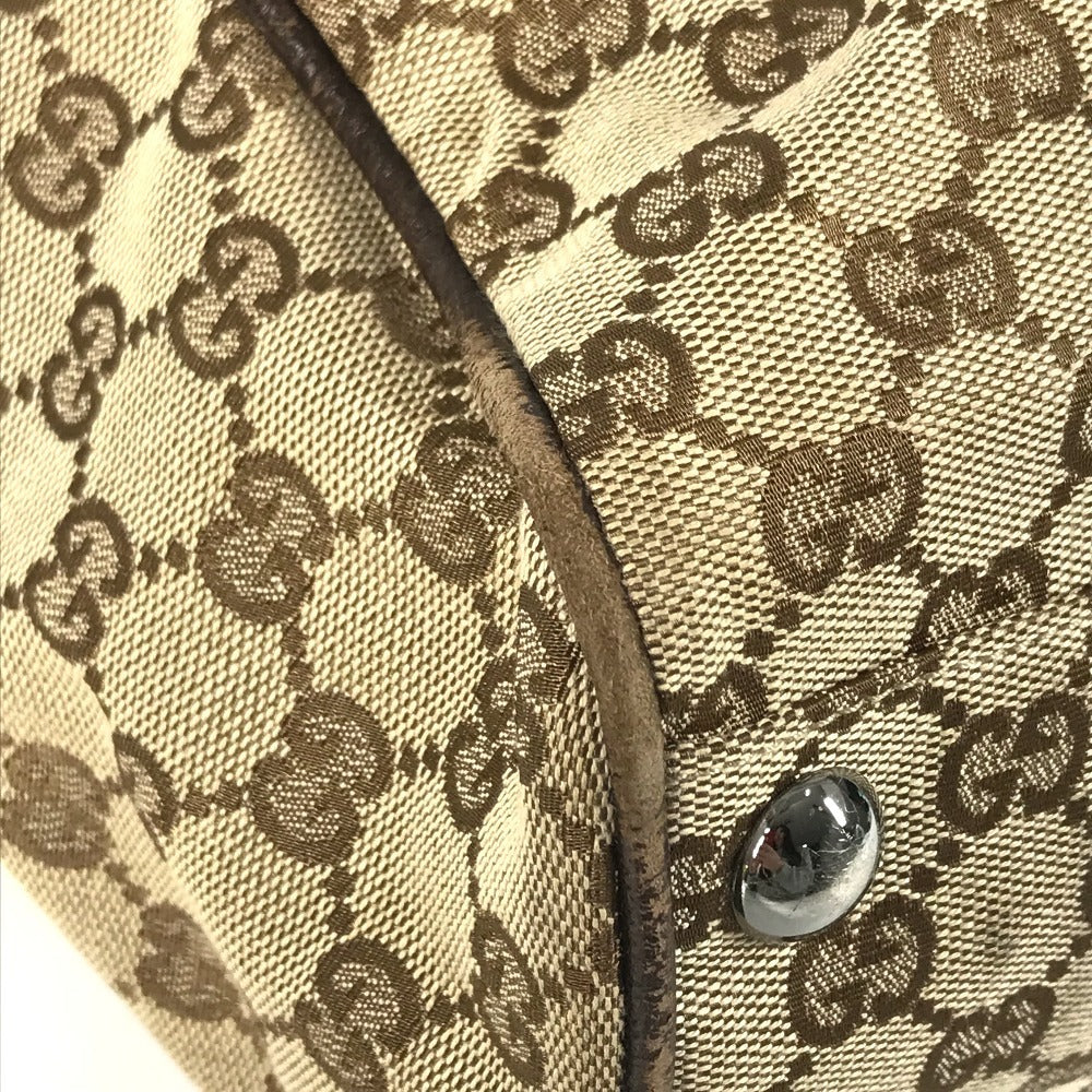 GUCCI 152601 GG ロゴ カバン 縦型トート トートバッグ 肩掛け ショルダーバッグ GGキャンバス/レザー ユニセックス ベージュ