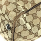 GUCCI 152601 GG Logo Vertical Tote Bag, Shoulder Bag, GG Canvas/Leather, Unisex, Beige