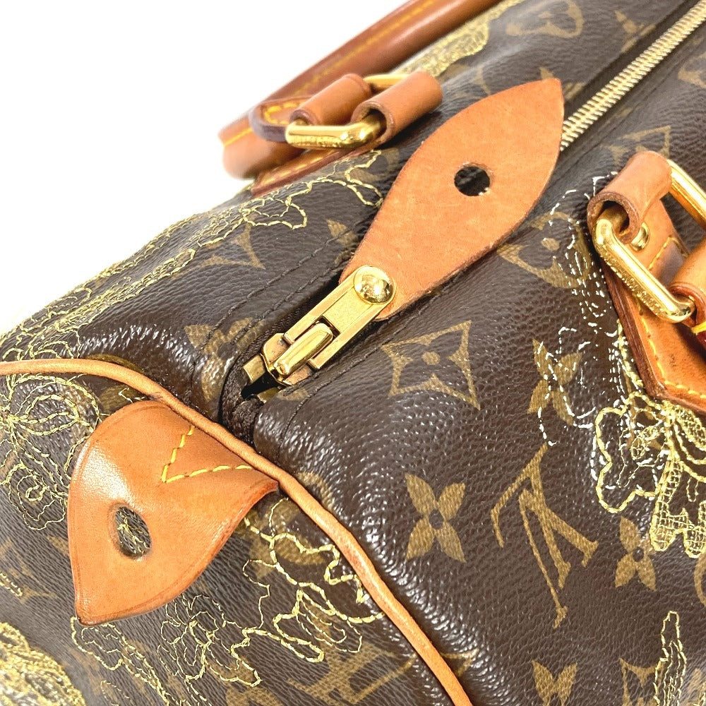 LOUIS VUITTON M95397 Monogram Dantelle Speedy 30 Bolso Mini Boston Bag Bolso de mano Bolso Monogram Canvas Damas Todo dorado