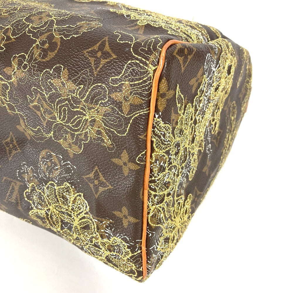 LOUIS VUITTON M95397 Monogram Dantelle Speedy 30 Bolso Mini Boston Bag Bolso de mano Bolso Monogram Canvas Damas Todo dorado