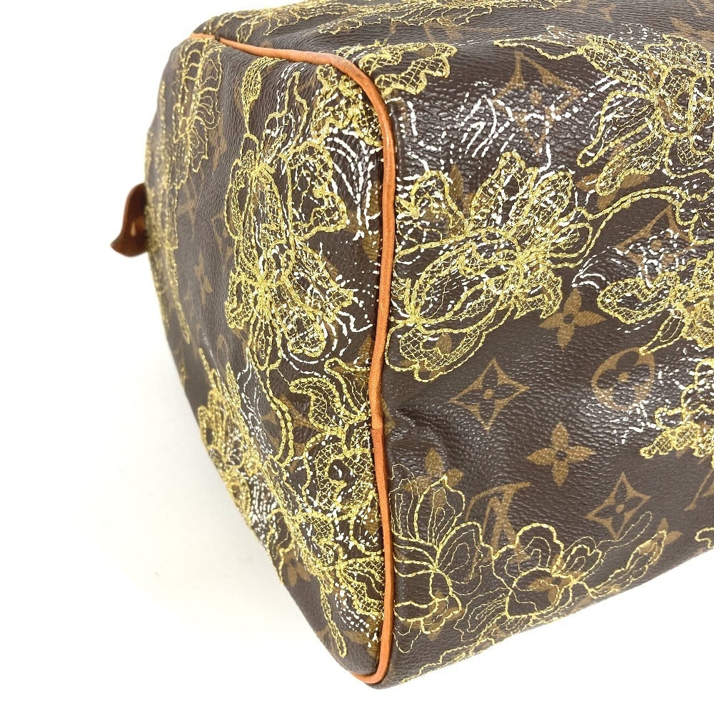 LOUIS VUITTON M95397 Monogram Dantelle Speedy 30 Bolso Mini Boston Bag Bolso de mano Bolso Monogram Canvas Damas Todo dorado