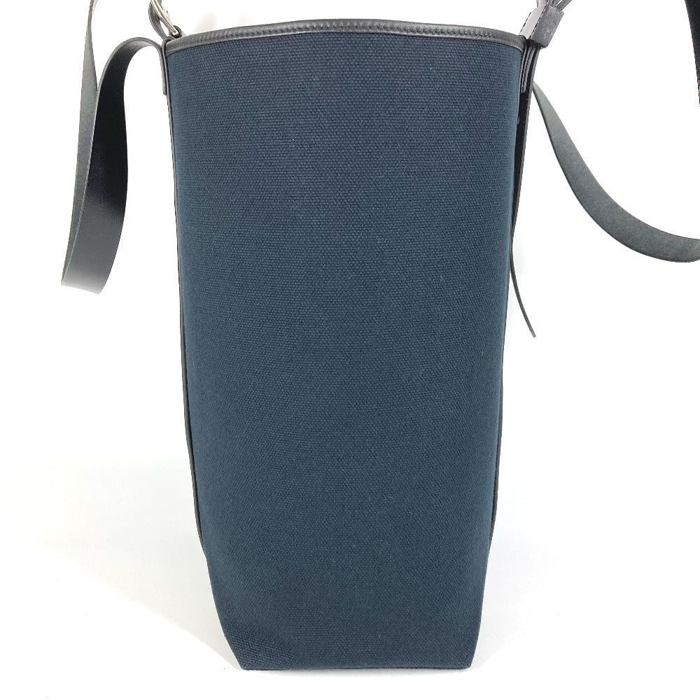 Hermes Etriviere Pocket 27 Bag Tote Bag Bahu Tote Vertikal Beg Totung Kanvas Uniseks Hitam