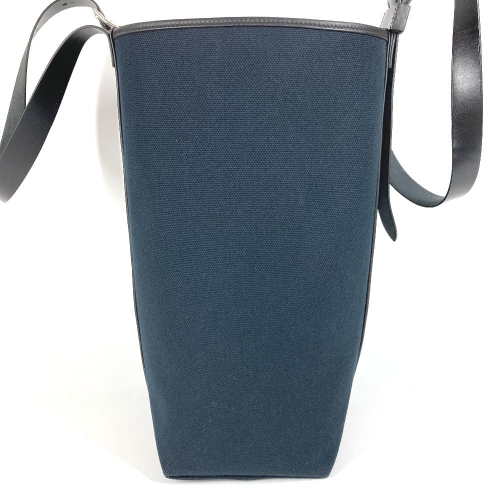 Hermes Etriviere Pocket 27 Bag Tote Bag Bahu Tote Vertikal Beg Totung Kanvas Uniseks Hitam