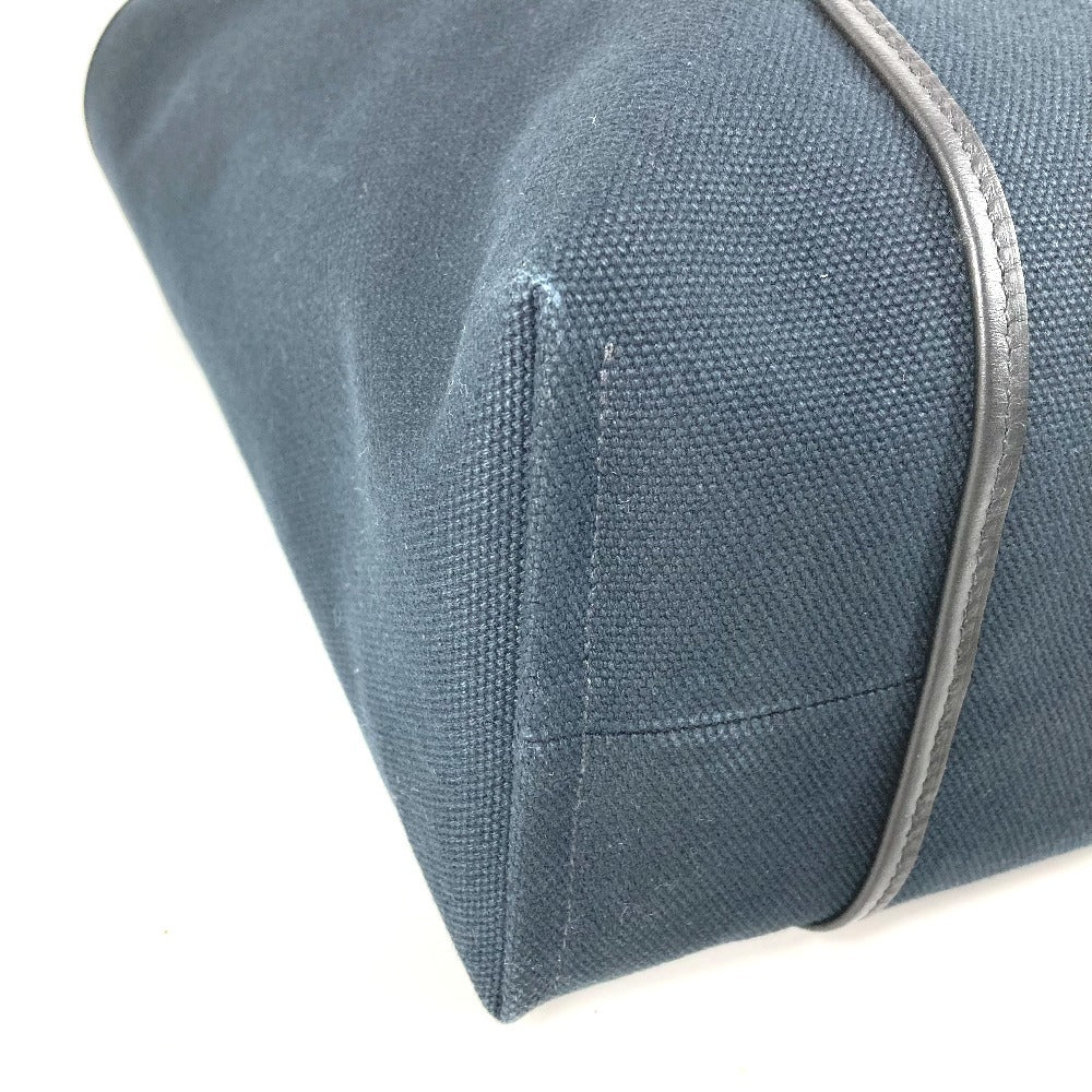 Hermes Etriviere Pocket 27 Bag Tote Bag Bahu Tote Vertikal Beg Totung Kanvas Uniseks Hitam