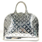 LOUIS VUITTON M95273 Monogram Miroir Alma GM Alma GM Mini Boston Bag Bag Tote Bag Bolso Cuero Unisex Argen Plata