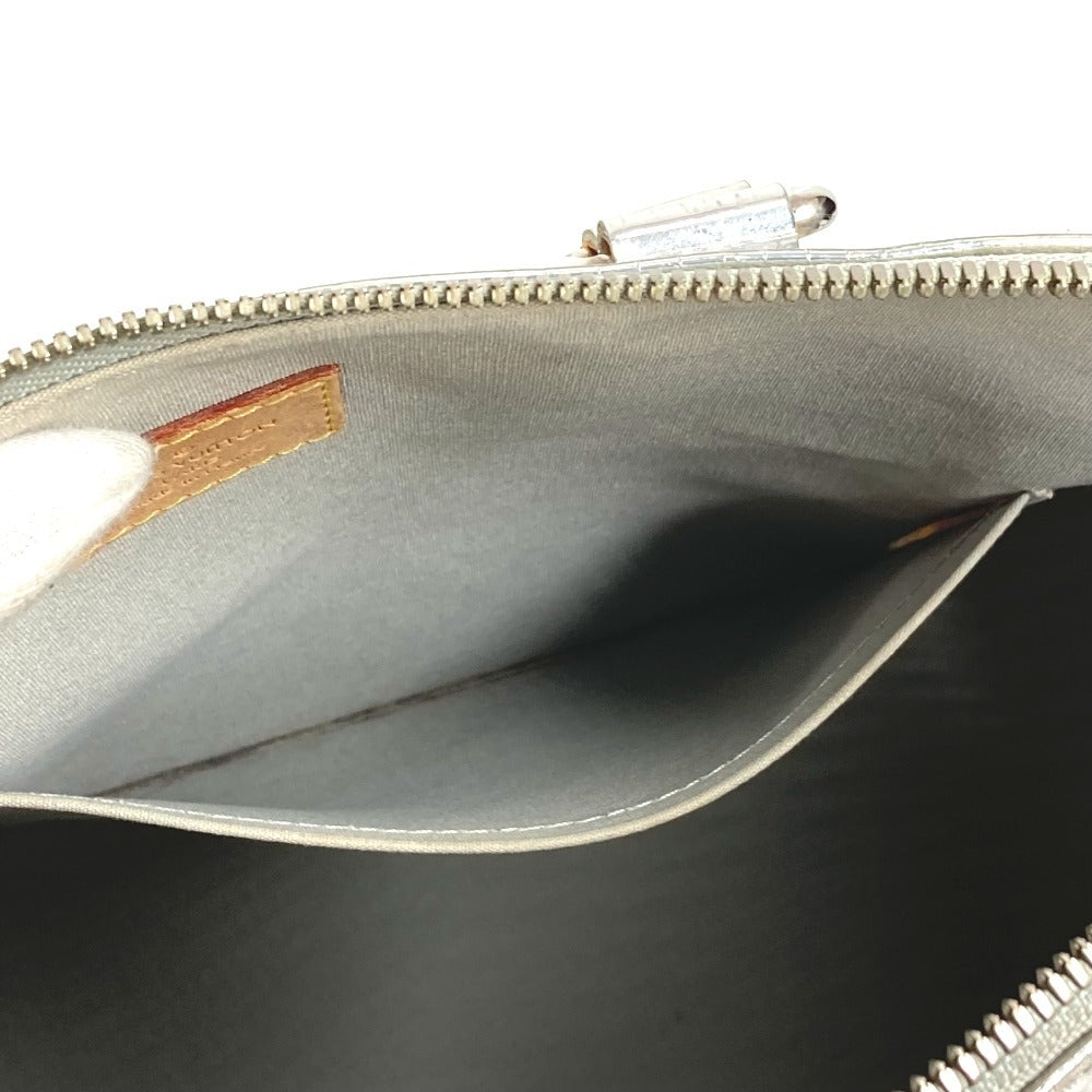 LOUIS VUITTON M95273 Monogram Miroir Alma GM Alma GM Mini Boston Bag Bag Tote Bag Bolso Cuero Unisex Argen Plata