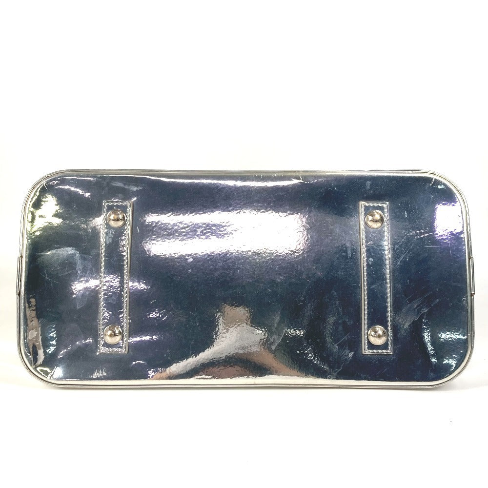 LOUIS VUITTON M95273 Monogram Miroir Alma GM Alma GM Mini Boston Bag Bag Tote Bag Bolso Cuero Unisex Argen Plata