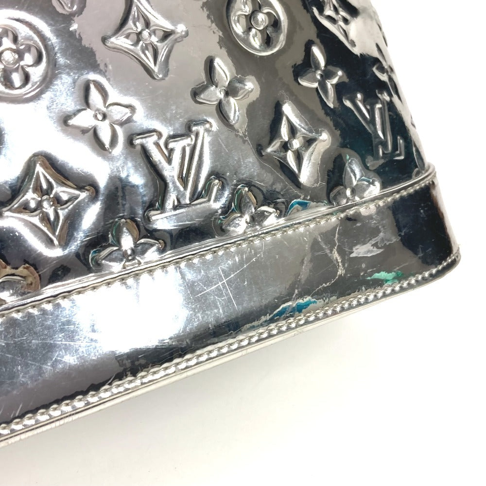 LOUIS VUITTON M95273 Monogram Miroir Alma GM Alma GM Mini Boston Bag Bag Tote Bag Bolso Cuero Unisex Argen Plata