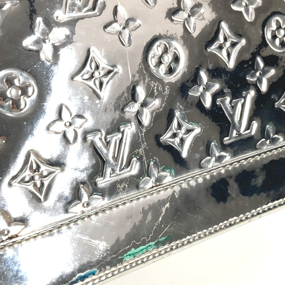 LOUIS VUITTON M95273 Monogram Miroir Alma GM Alma GM Mini Boston Bag Bag Tote Bag Bolso Cuero Unisex Argen Plata