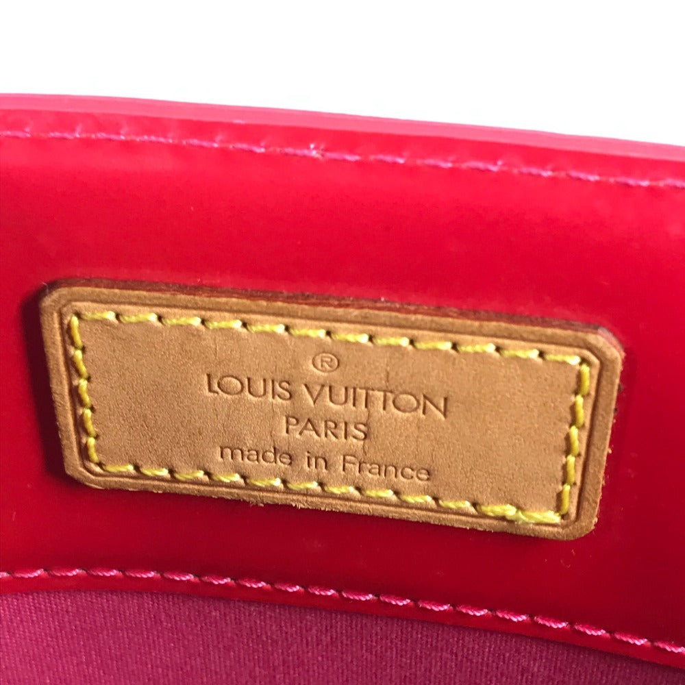 LOUIS VUITTON M91227 モノグラムヴェルニ リードMM リード MM カバン ハンドバッグ 縦型 トートバッグ モノグラムヴェルニ レディース フューシャピンク ピンク