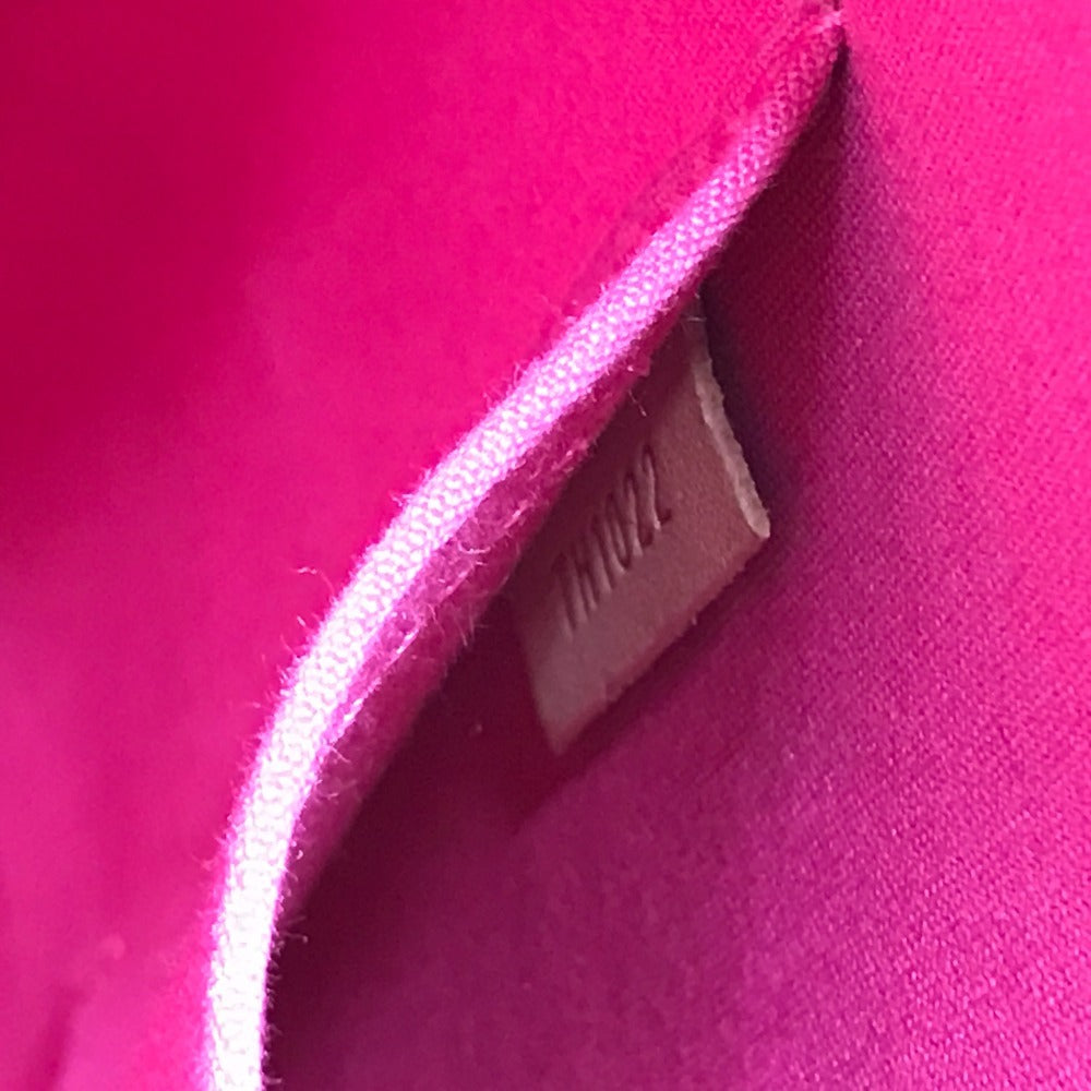 LOUIS VUITTON M91227 モノグラムヴェルニ リードMM リード MM カバン ハンドバッグ 縦型 トートバッグ モノグラムヴェルニ レディース フューシャピンク ピンク