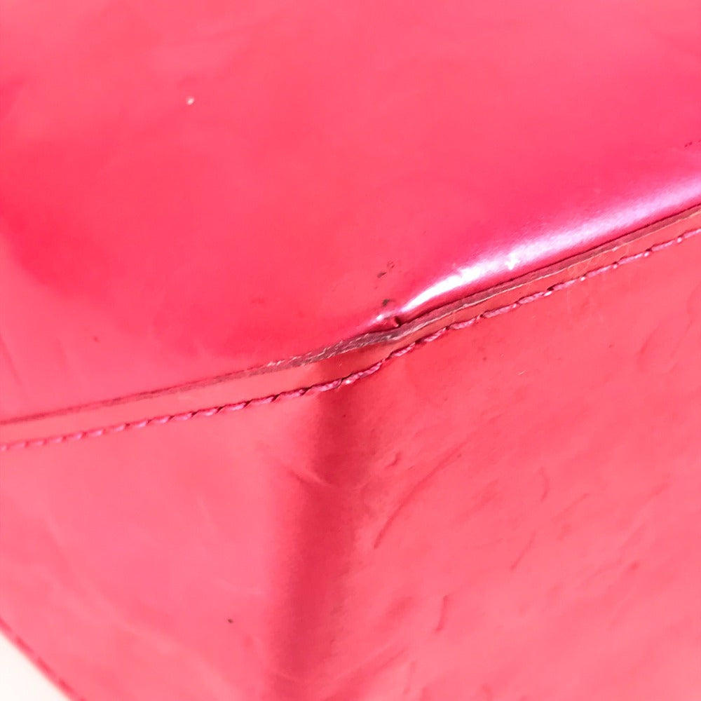 LOUIS VUITTON M91227 モノグラムヴェルニ リードMM リード MM カバン ハンドバッグ 縦型 トートバッグ モノグラムヴェルニ レディース フューシャピンク ピンク