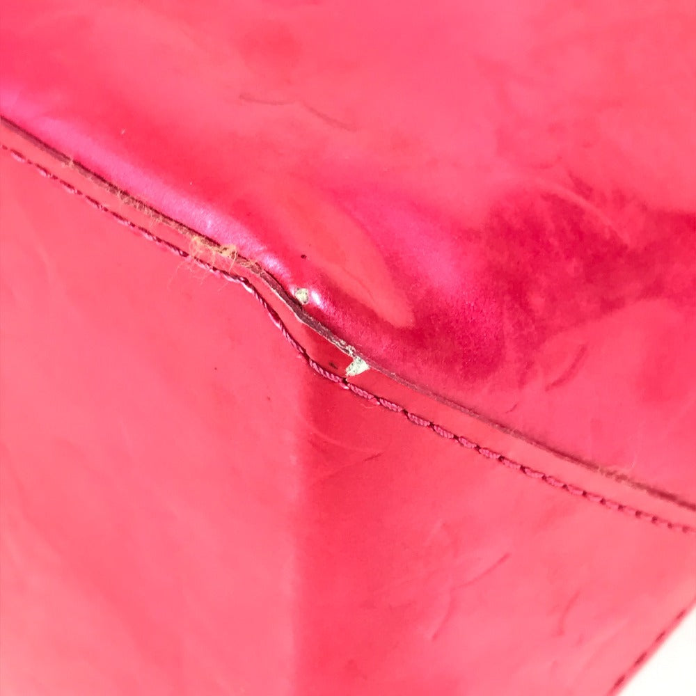 LOUIS VUITTON M91227 モノグラムヴェルニ リードMM リード MM カバン ハンドバッグ 縦型 トートバッグ モノグラムヴェルニ レディース フューシャピンク ピンク