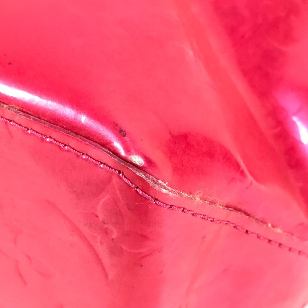 LOUIS VUITTON M91227 モノグラムヴェルニ リードMM リード MM カバン ハンドバッグ 縦型 トートバッグ モノグラムヴェルニ レディース フューシャピンク ピンク